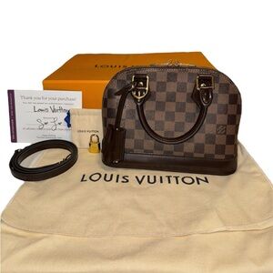 Louis Vuitton Alma BB Damier Ebene - Authentic